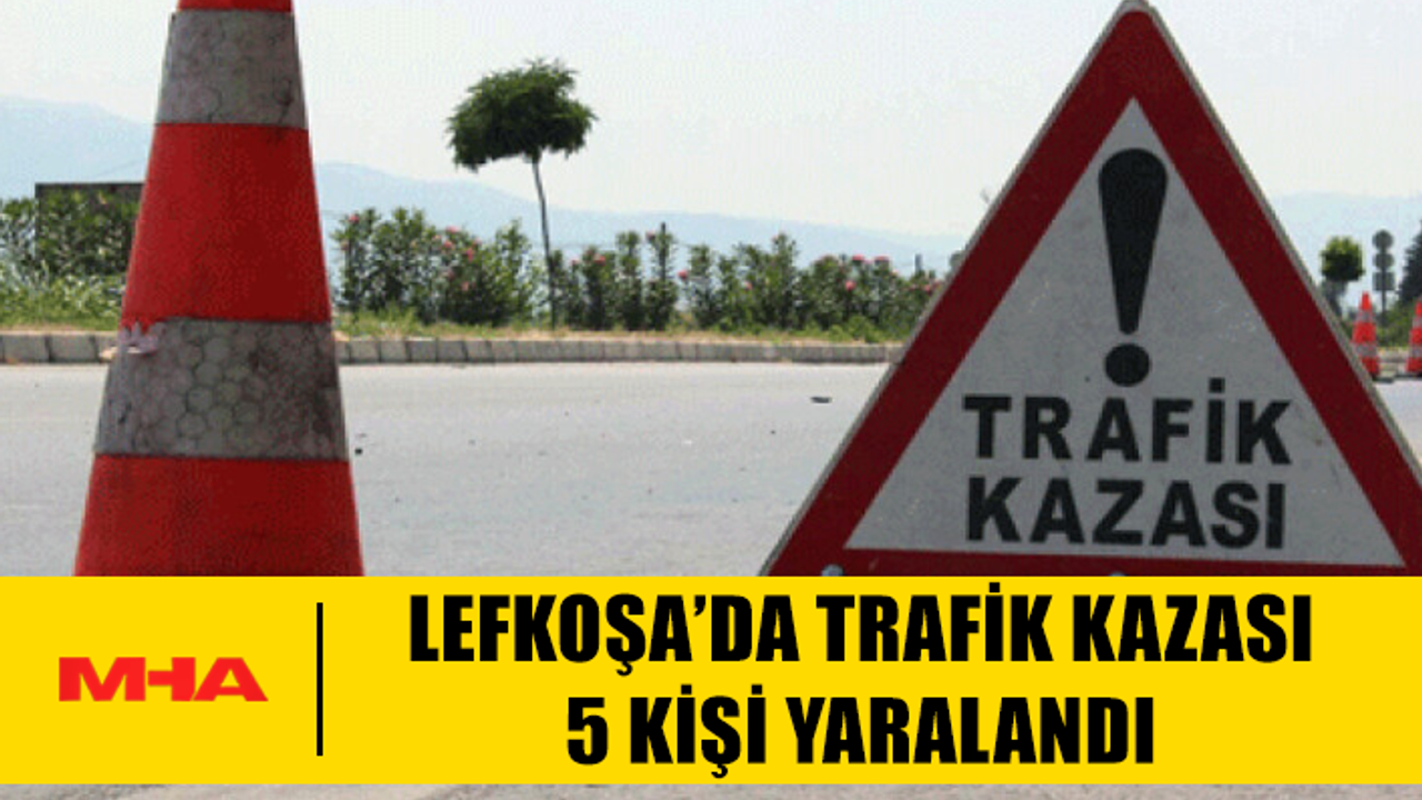LEFKOŞA'DA ZINCIRLEME KAZA GERÇEKLEŞTİ!