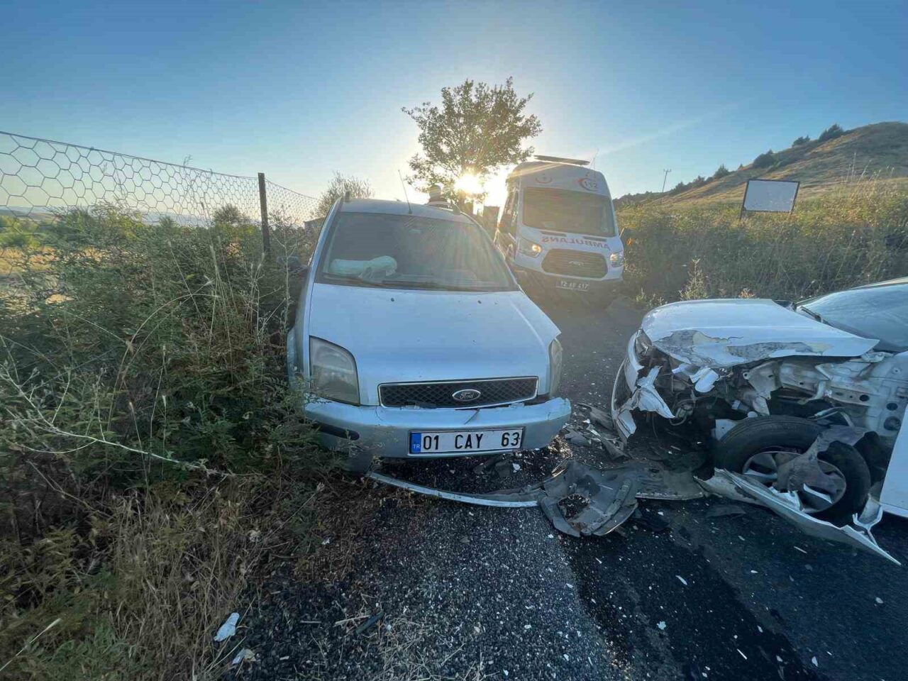 Bingöl'de meydana gelen trafik kazasında 3 kişi yaralandı.