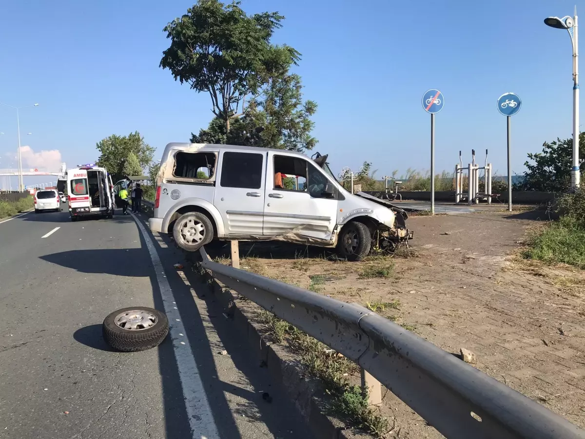 Rize'de kaza: 2 kişi yaralandı