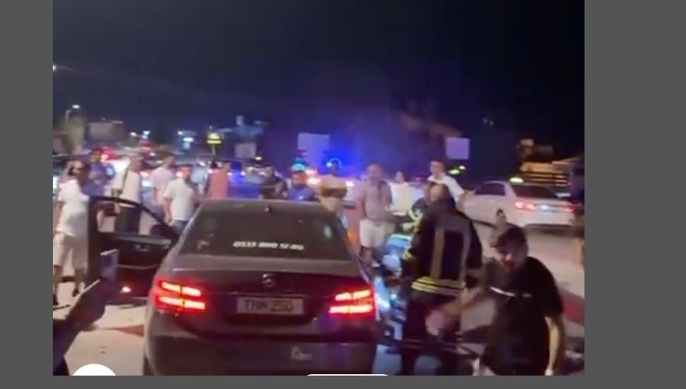 Çatalköy'de endişe veren trafik kazası: Yaralananlar bulunmakta