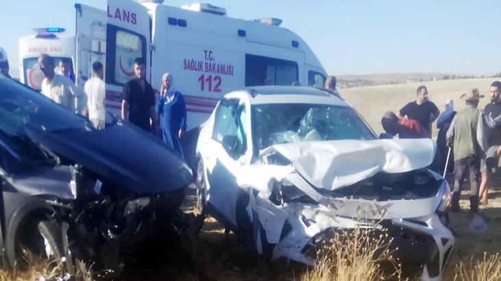 Diyarbakır'da trajik kaza: İki araç olmuş.