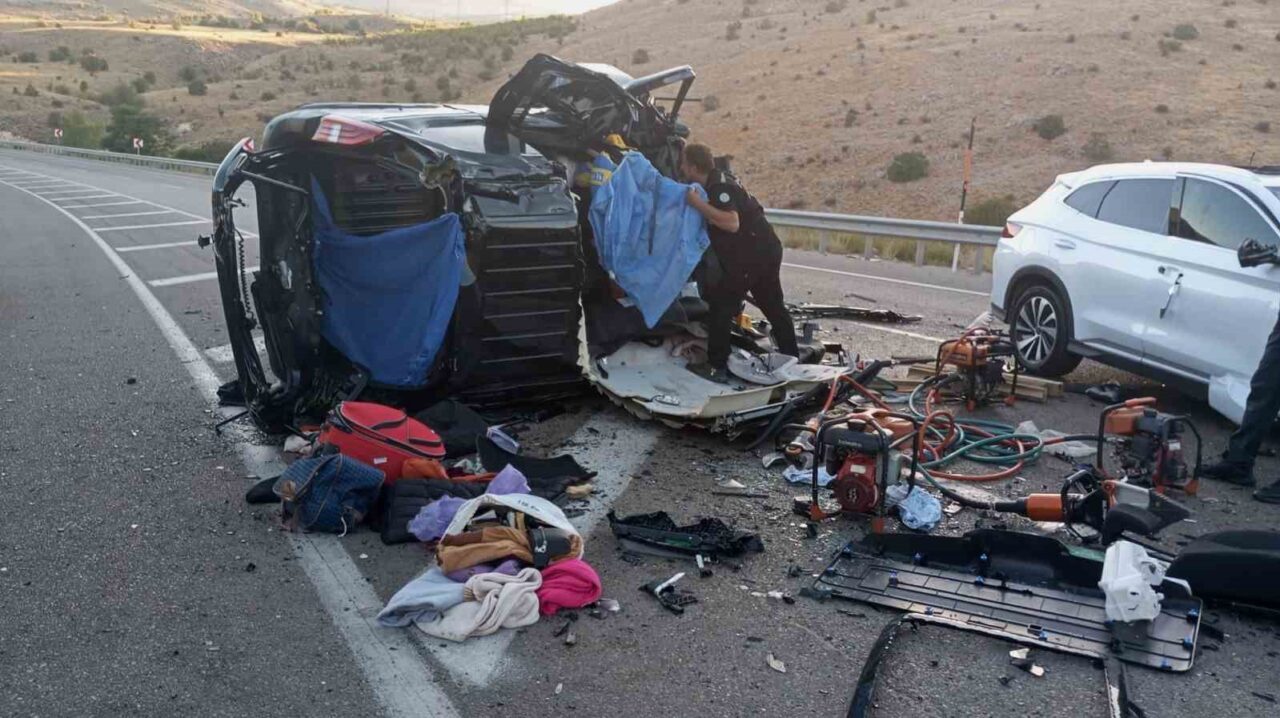 Malatya-Kayseri yolunda kaza: 4 ölü, 2 yaralı