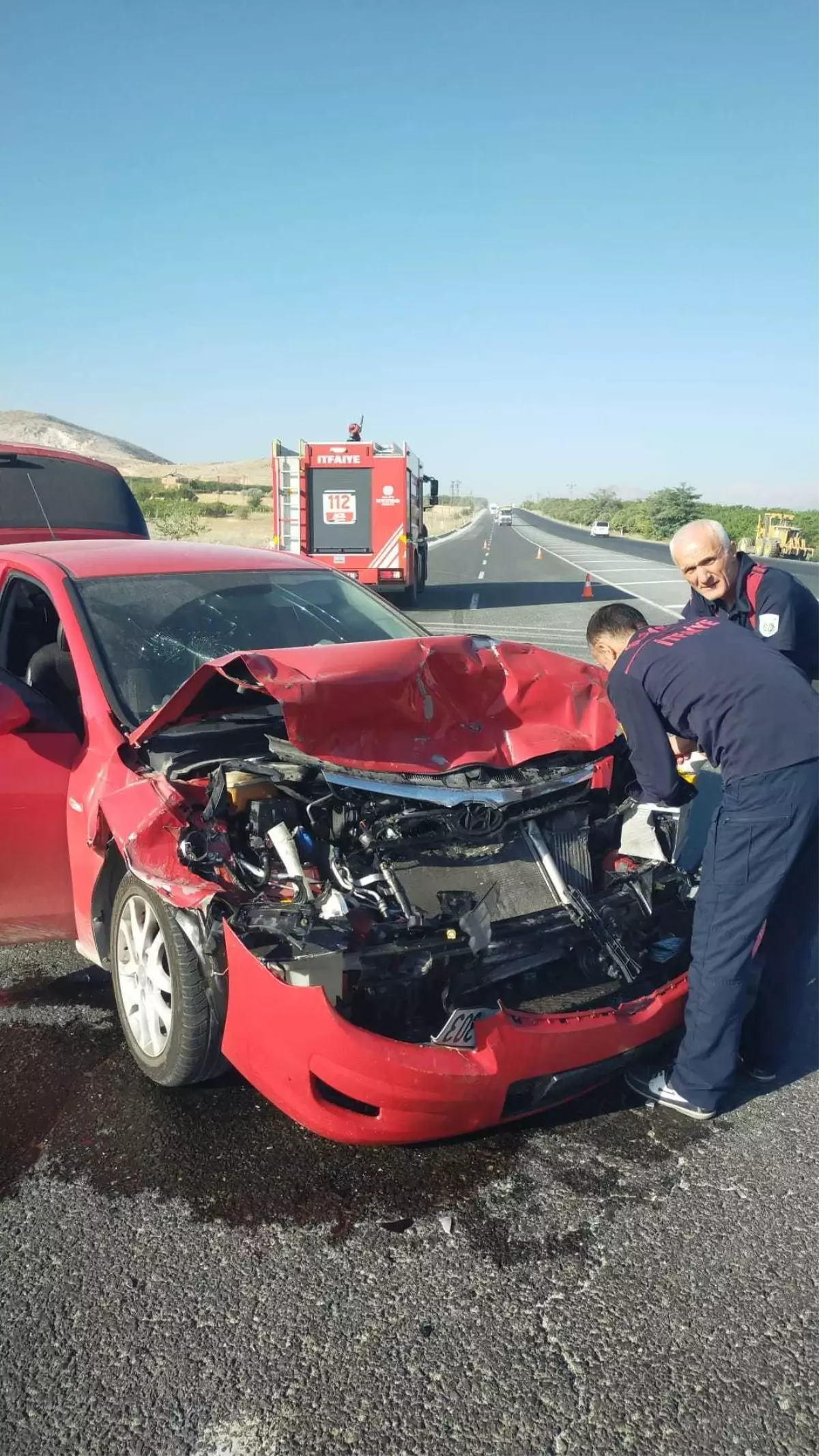 Malatya'da trafik kazasında 5 kişi yaralandı.