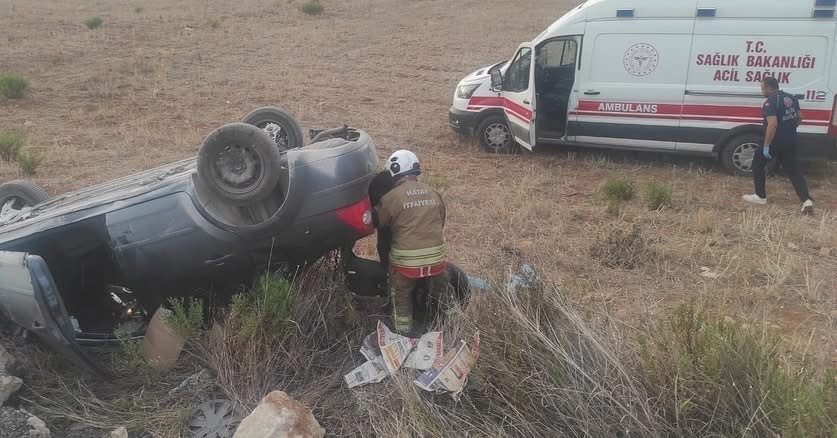 İskenderun'da kaza: 2 kişi yaralandı.
