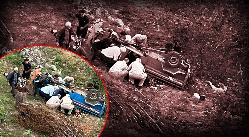 Ordu'da feci kaza! 'Patpat' araziye devrildi: 4 ölü, 3 yaralı.