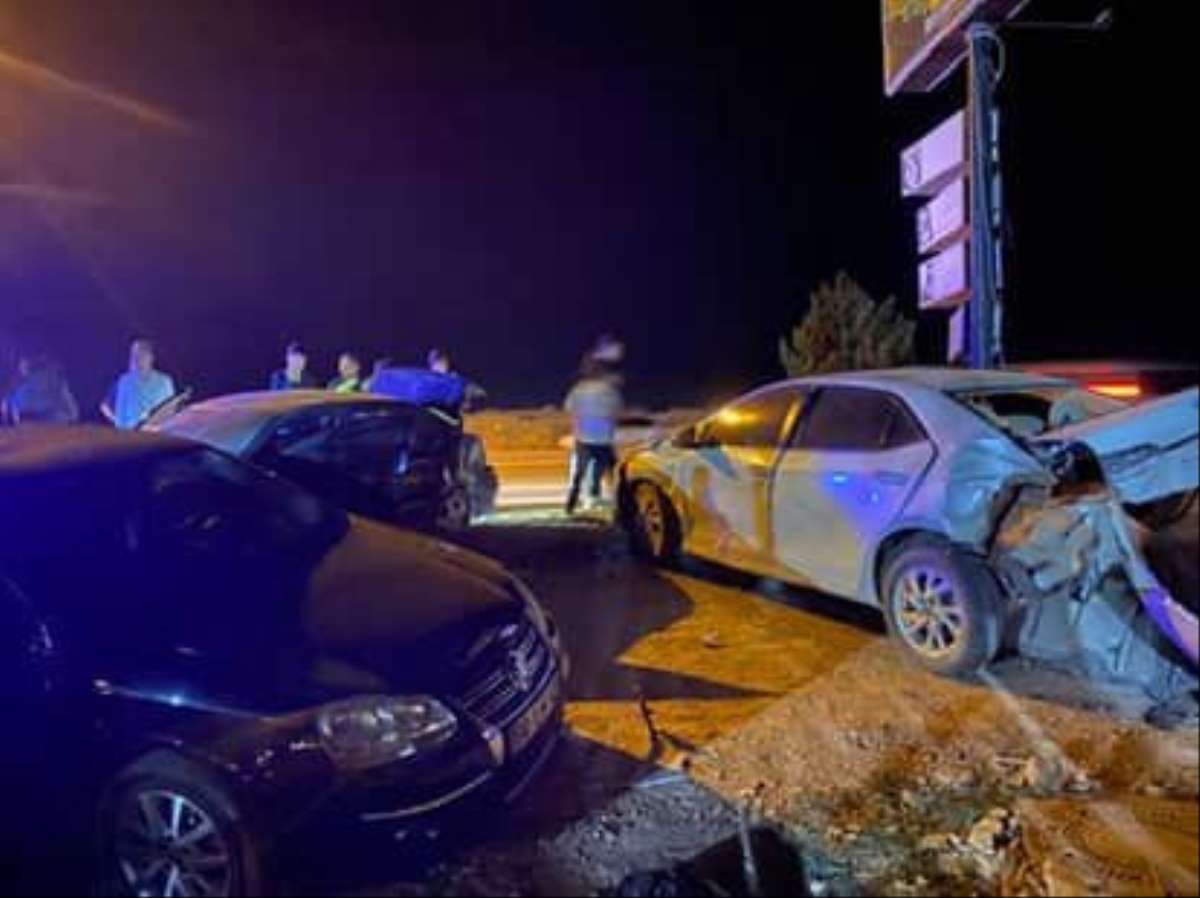 Kahramanmaraş'ta kaza sonucu 3 kişi yaralandı.