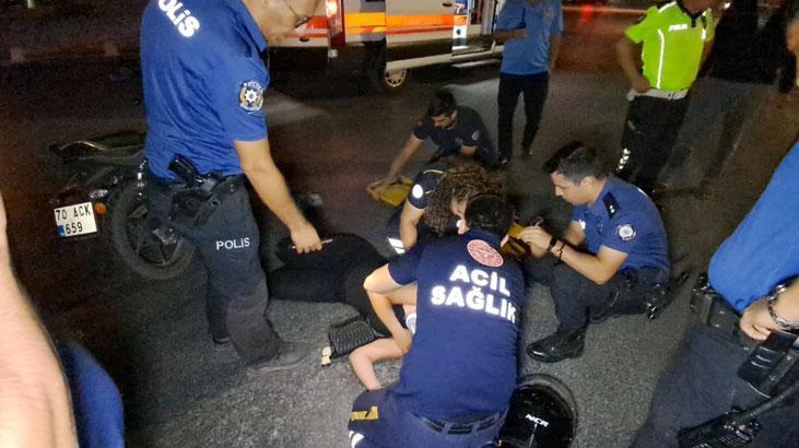 Karaman'da korkunç trafik kazası: Genç kız yaralı halde bırakıldı, sürücü kaçtı.