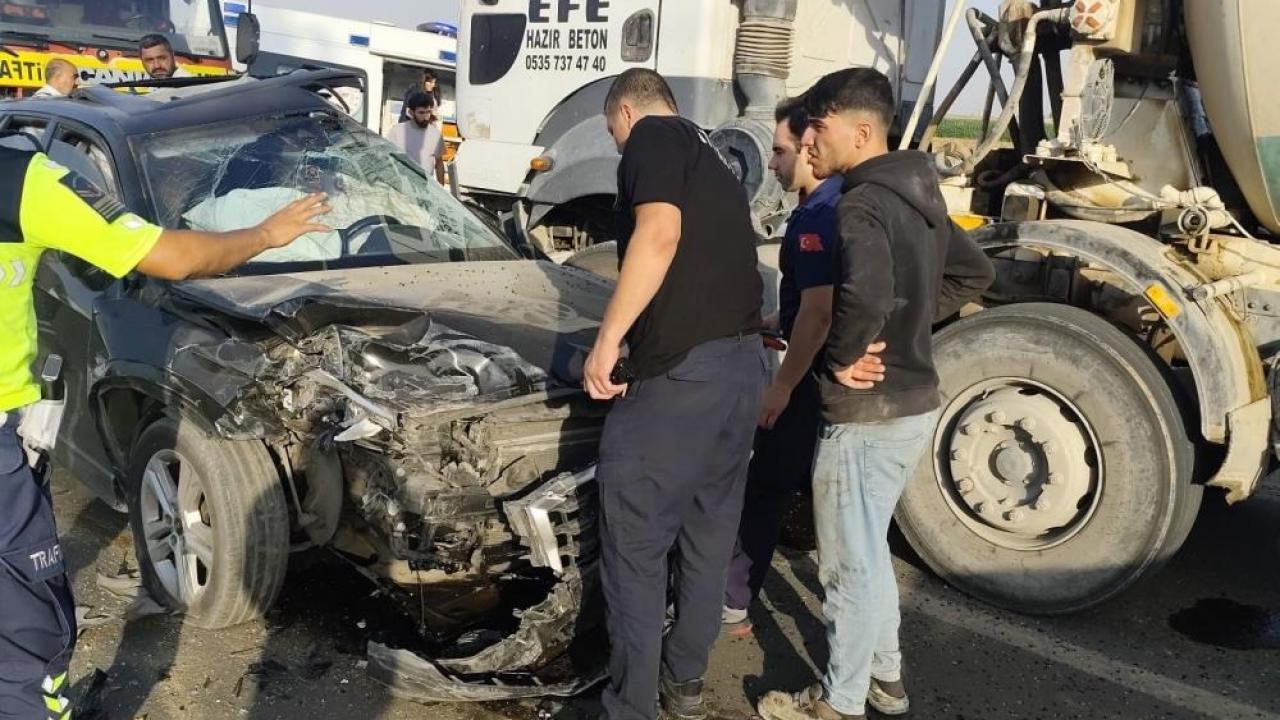 Mardin'de araç zinciri kaza ile 7 kişi yaralandı.
