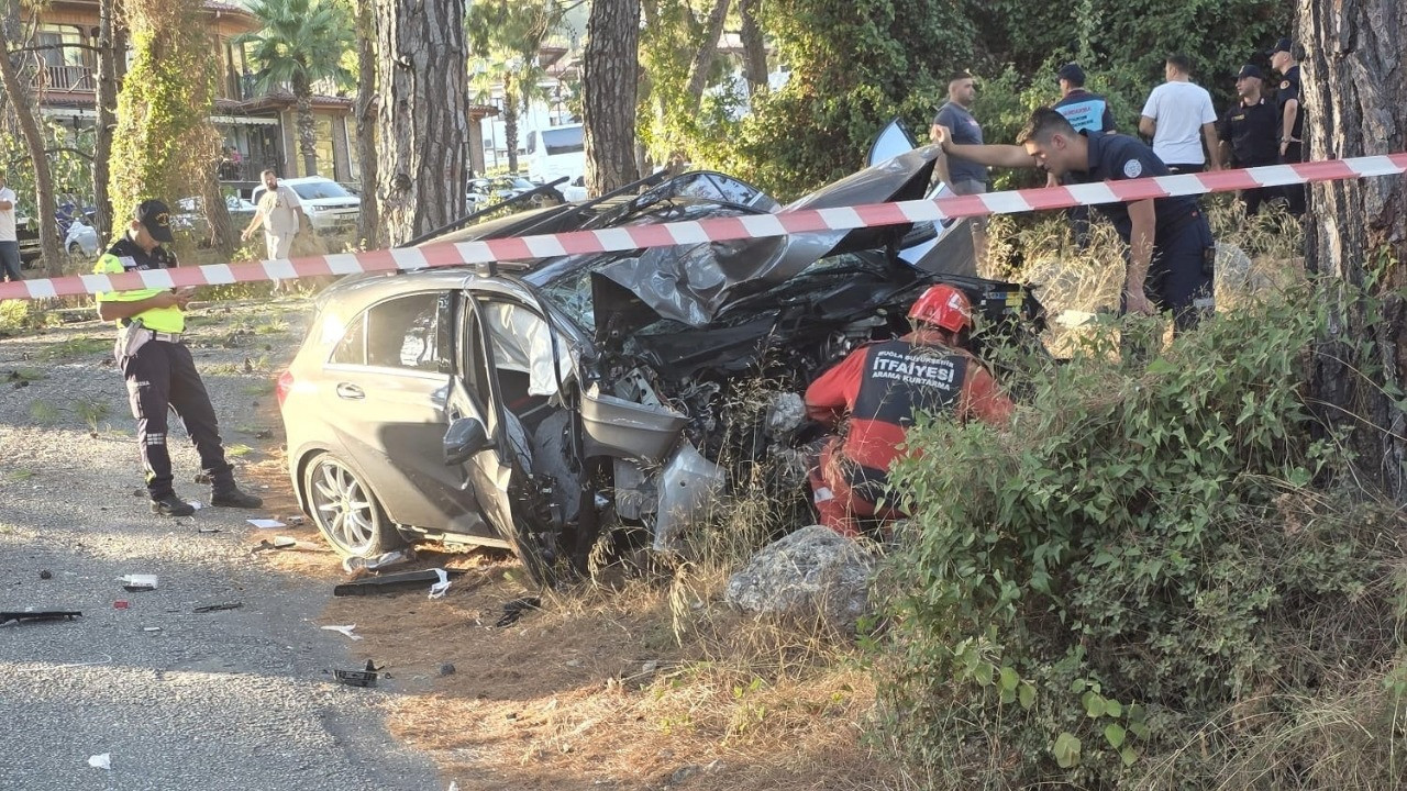 Muğla'da yaşlı çift kaza sonucu ayrıldı.