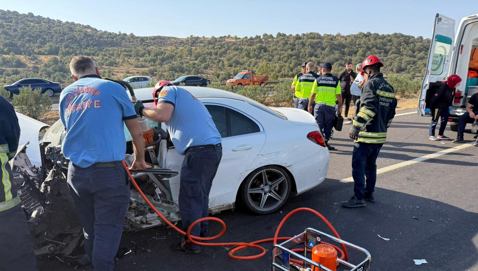 Otoyolda yaşanan ölümcül trafik kazası