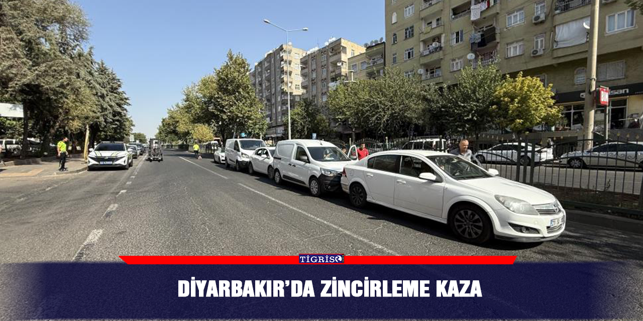 Zincirleme kaza Diyarbakır’da oldu.