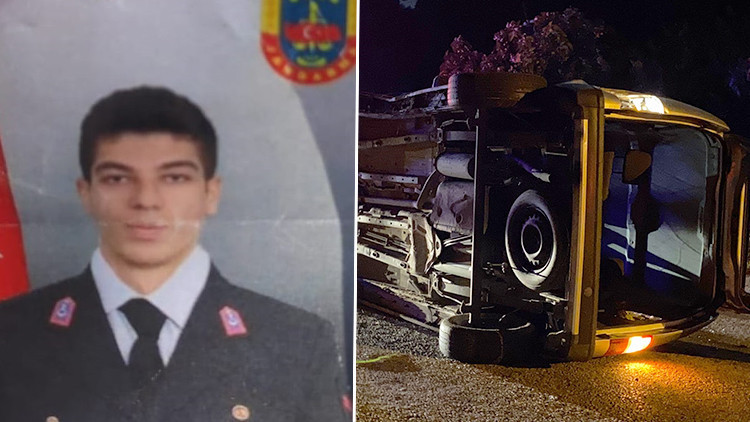 Kaza sonucu uzman çavuş Asım Öztürk hayatını kaybetti.