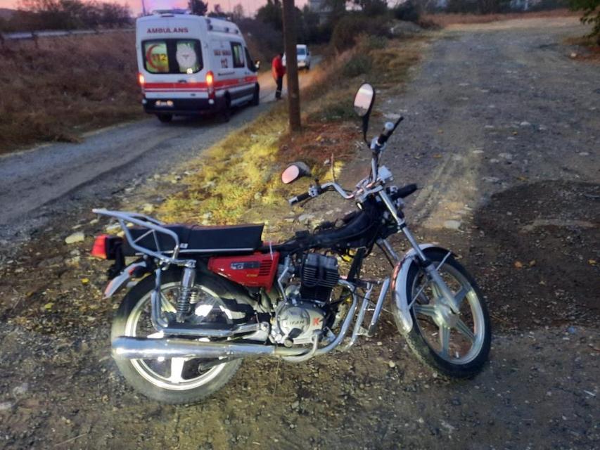 Motosiklet kazasında 1 kişi yaralandı.