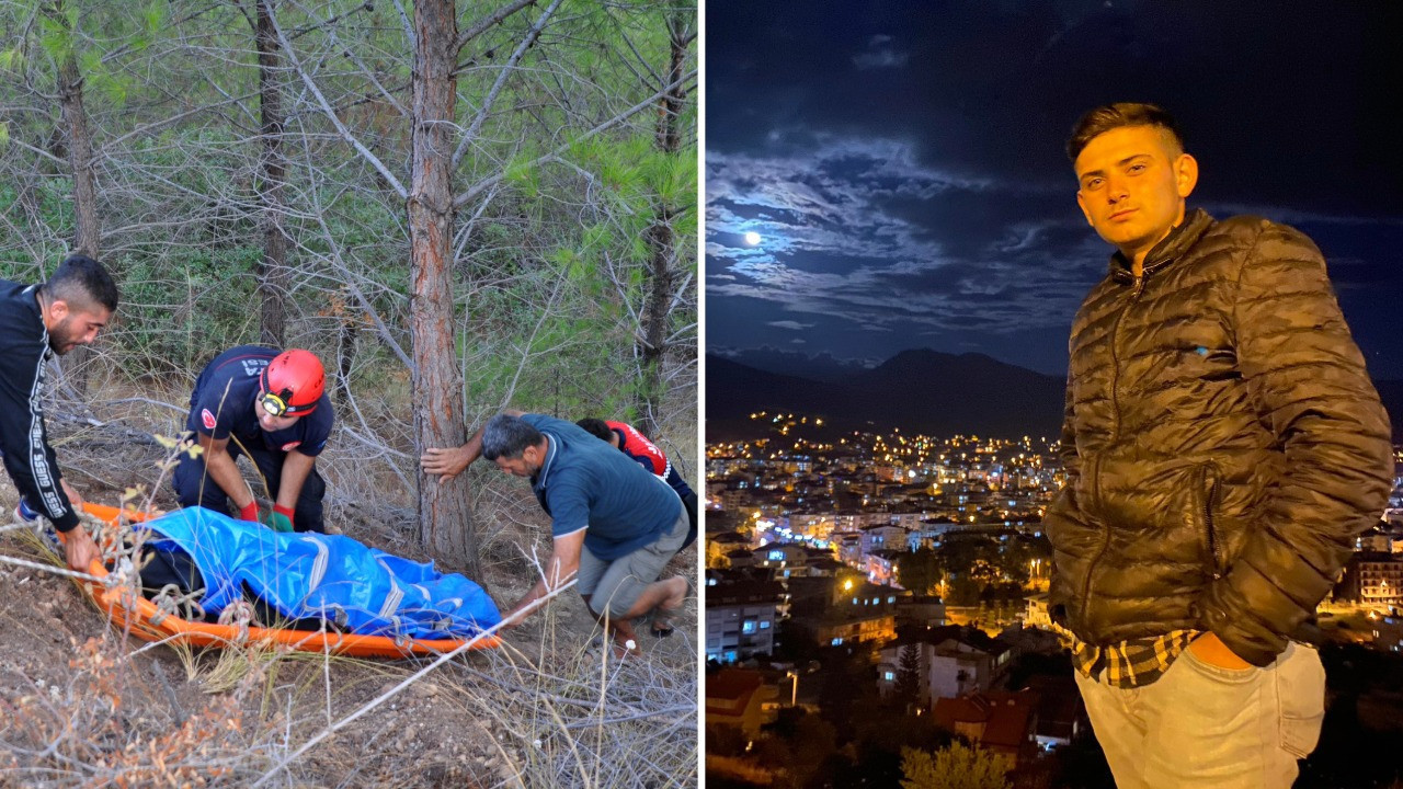17 yaşındaki Muhammet uçuruma yuvarlanan arabada hayatını kaybetti.