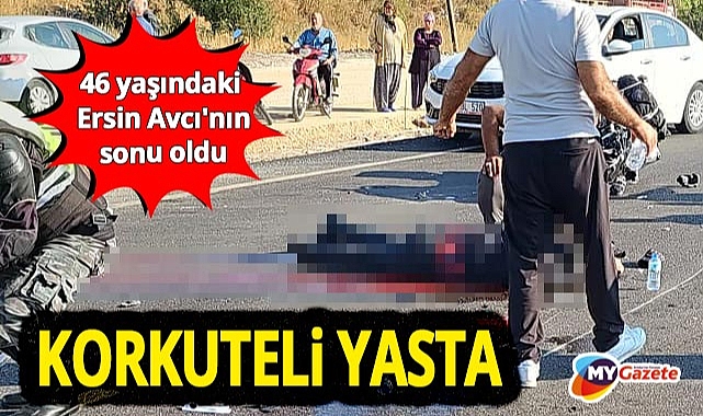 Korkuteli'de motor kazasında 46 yaşındaki kişi hayatını kaybetti.