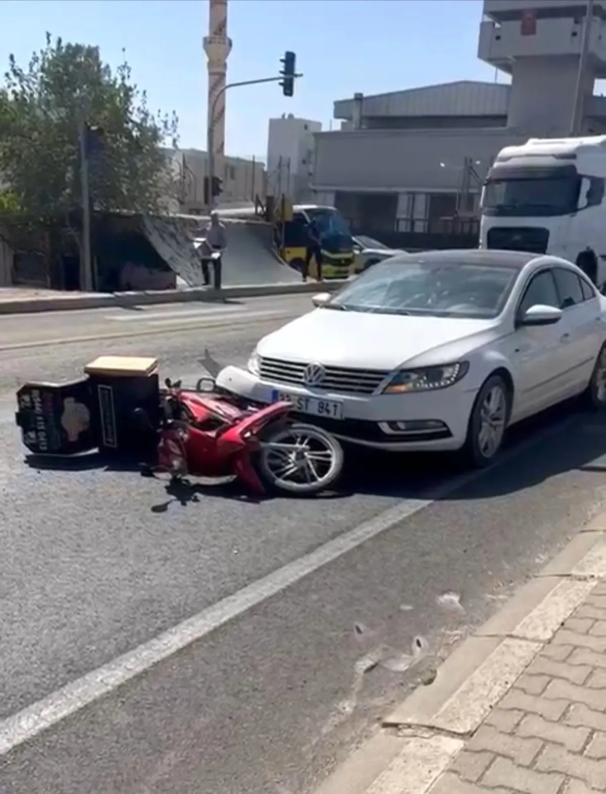 Nusaybin'de Trafik Kazası: 1 Kişi Yaralandı