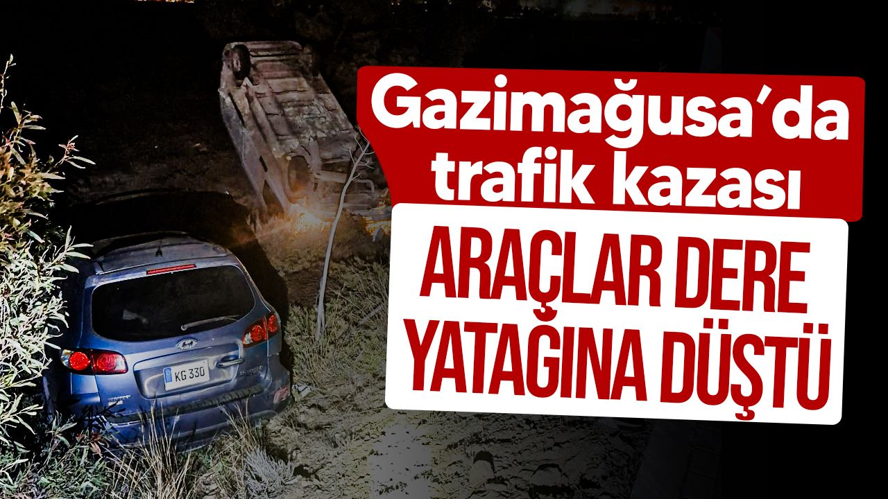 İskele-Gazimağusa Yolu'nda trafik kazası meydana geldi.