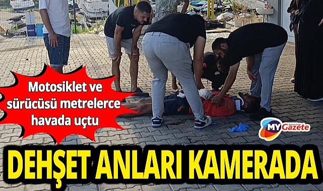 Tragik bir olay! Motosikletli çift ölüme yakın - Antalya