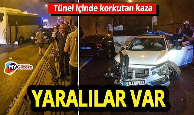 Antalya'da tünelde büyük kaza: 8 araç çarpıştı, çok sayıda yaralı var.