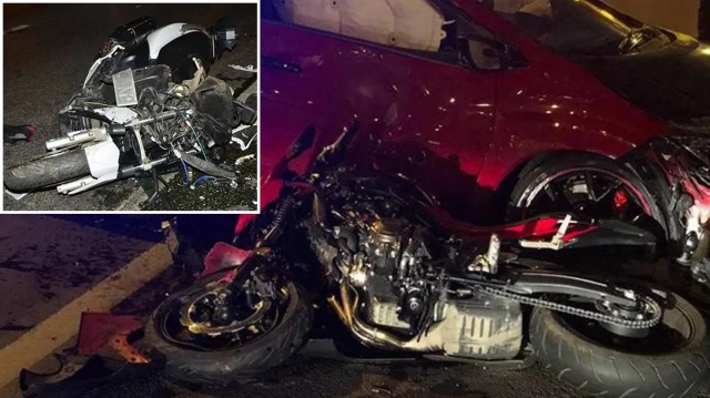 Türkiye'de 8 ayda 76 binden fazla motosiklet kaza geçirdi.