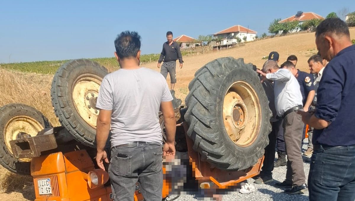 Alaşehir'de traktör kaza sonucu bir kişi hayatını kaybetti.