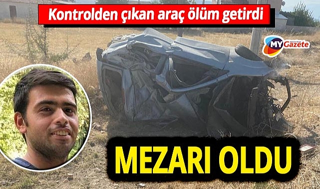 Korkuteli'de trajik kaza: Araç şarampole devrildi ve Mehmet Bardak öldü.