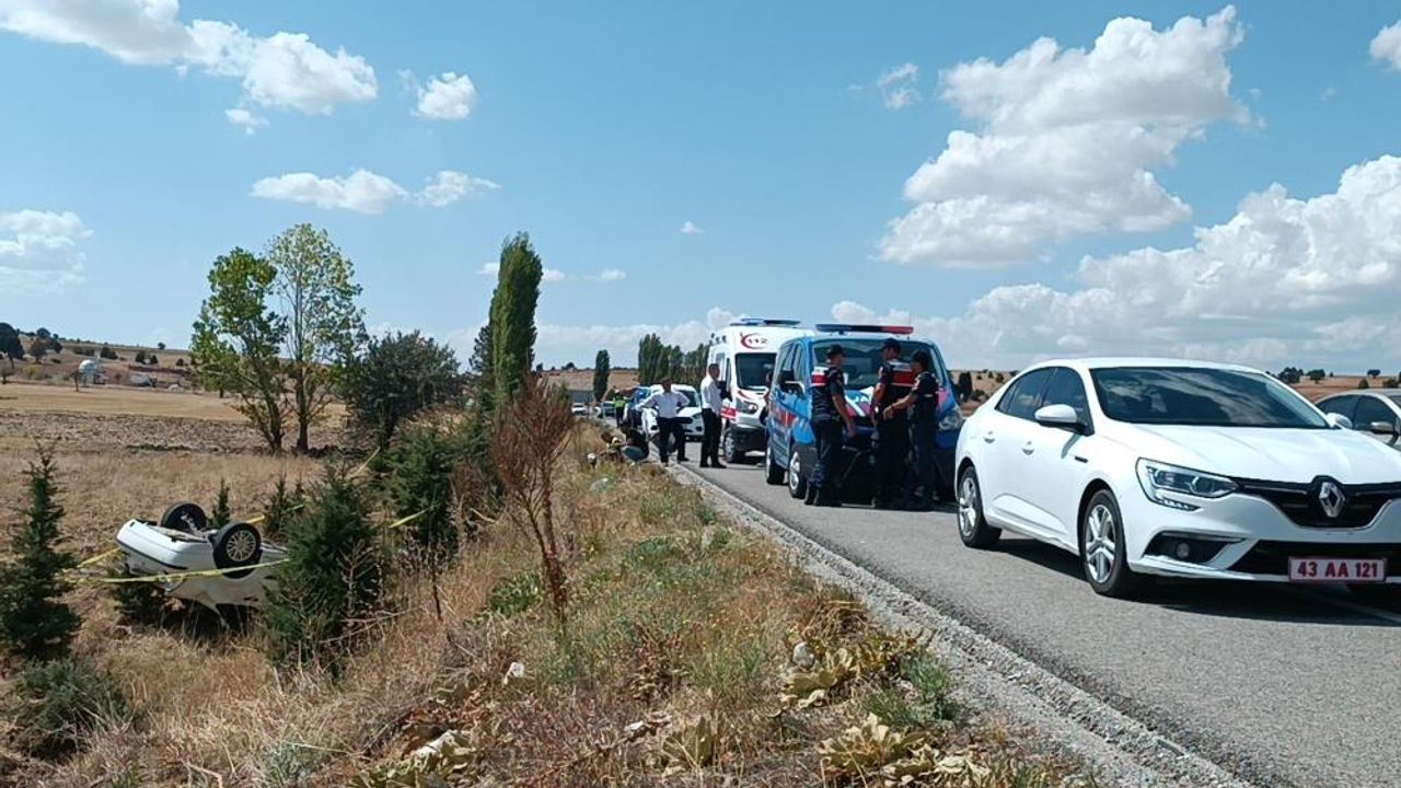 Kütahya'da trafik kazasında Jandarma Uzman Çavuş hayatını kaybetti.