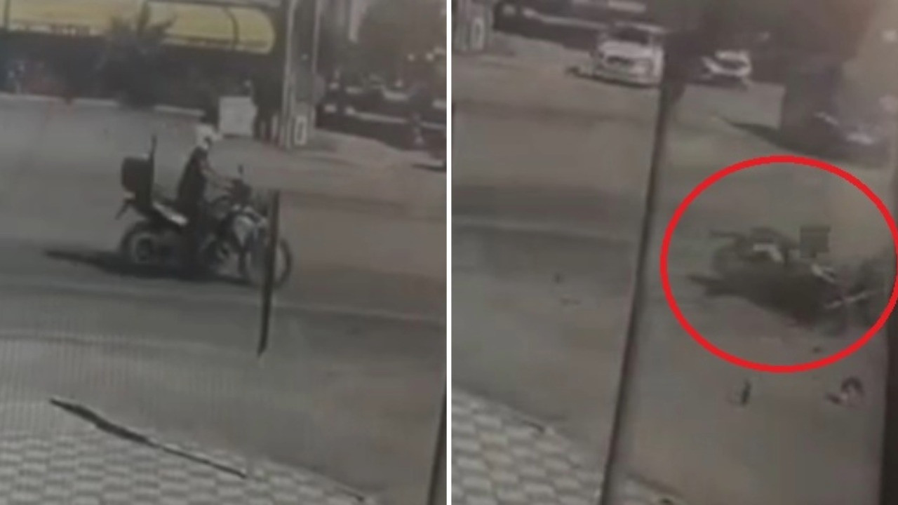 Polis memuru, ihbar sırasında kaza geçirerek ciddi yaralandı.