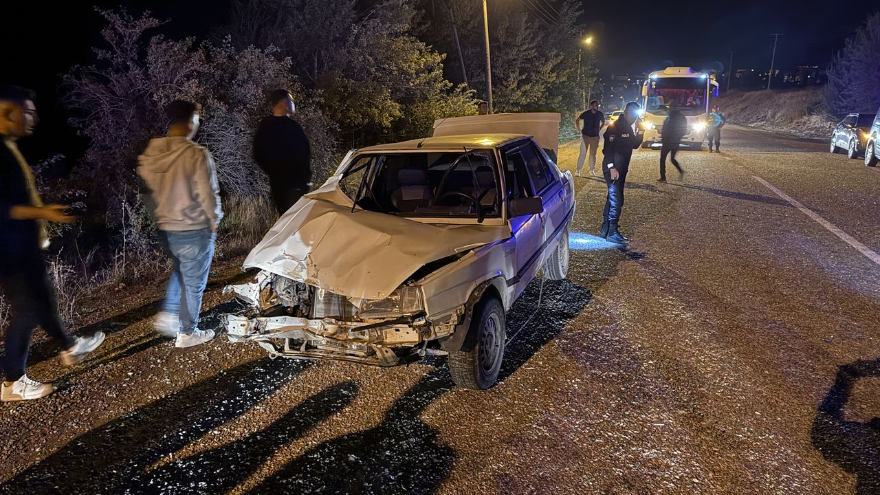 Kütahya'da kaza sonucu bir kişi yaralandı.