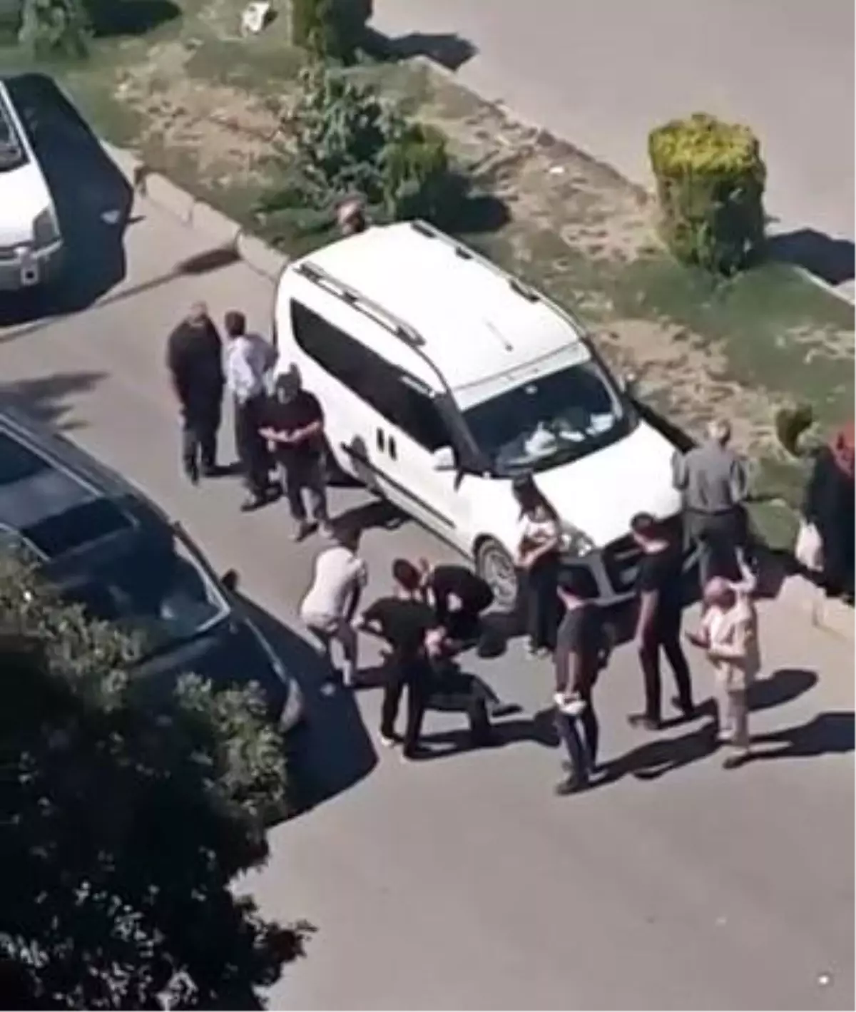 Elazığ'da Kaldırımda Trafik Kazası