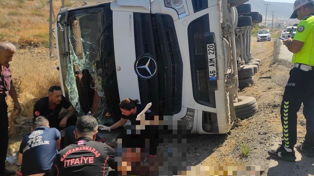 Kahramanmaraş-Gaziantep yolu üzerinde ciddi bir trafik kazası yaşandı!