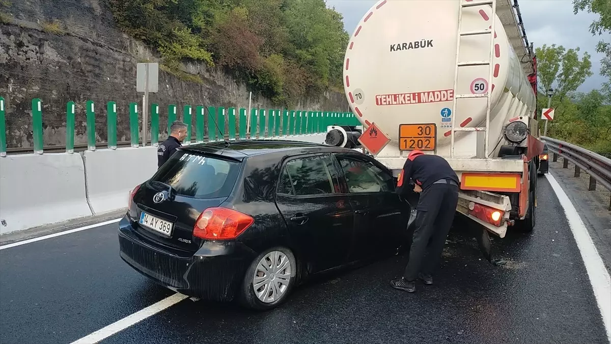 Düzce'de Zincirleme Trafik Kazası: 1 Kişi Ağır Yaralandı.