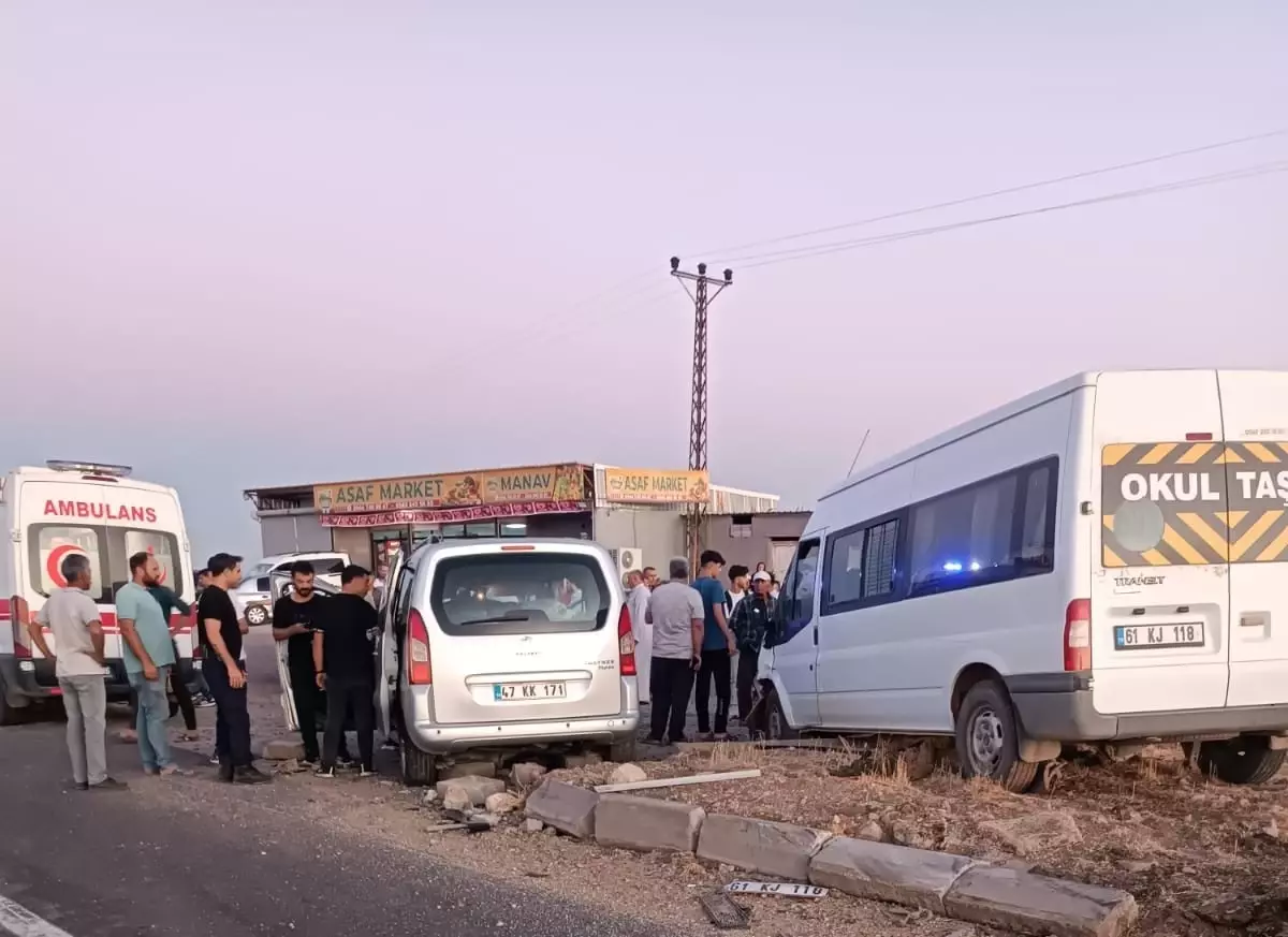Mardin'de Zincirleme Kaza: 9 Kişi Yaralandı