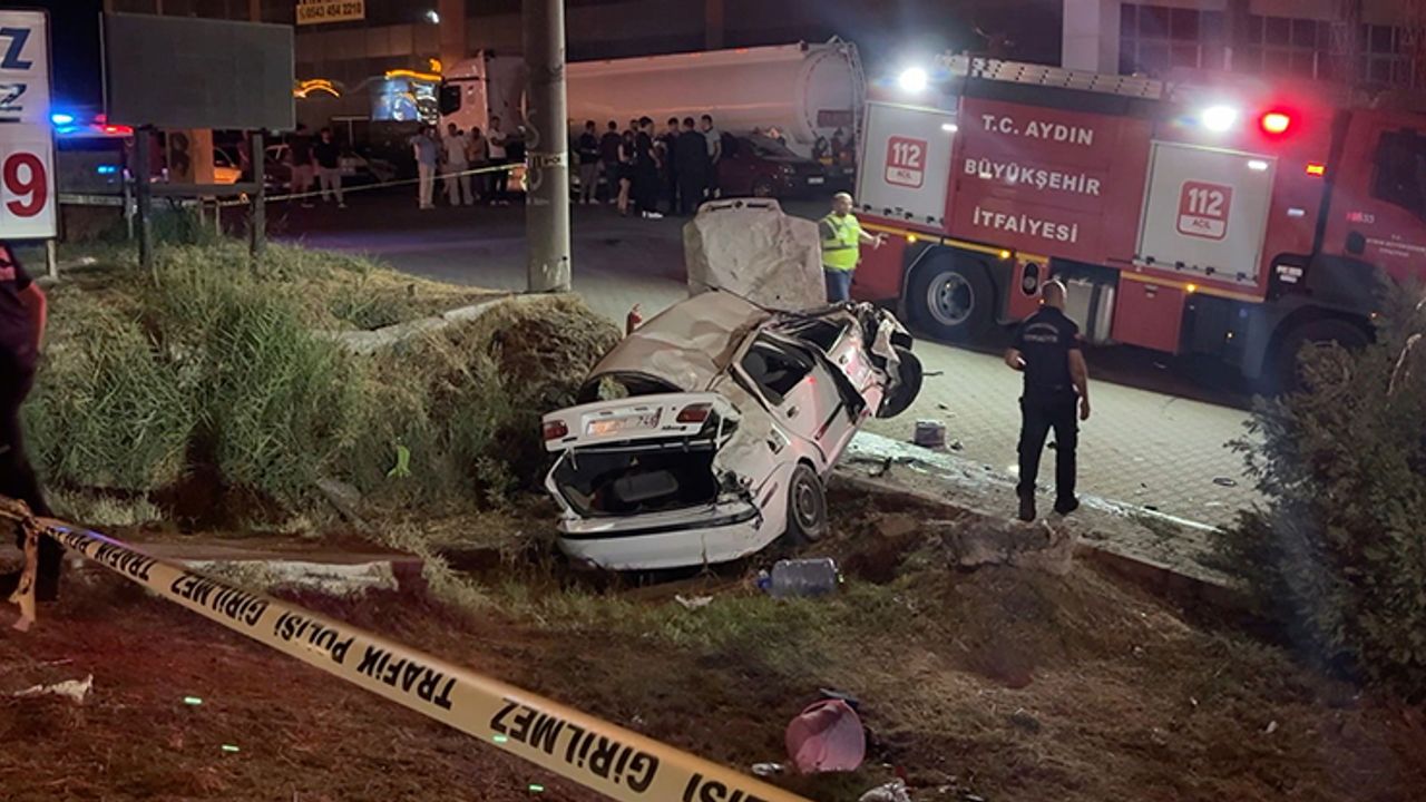 Aydın'da ardışık araç kazası: 1 ölü, 5 yaralı var.