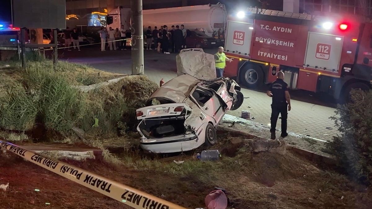 Aydın'da sıralı trafik kazasında 1 ölü, 5 yaralı var.