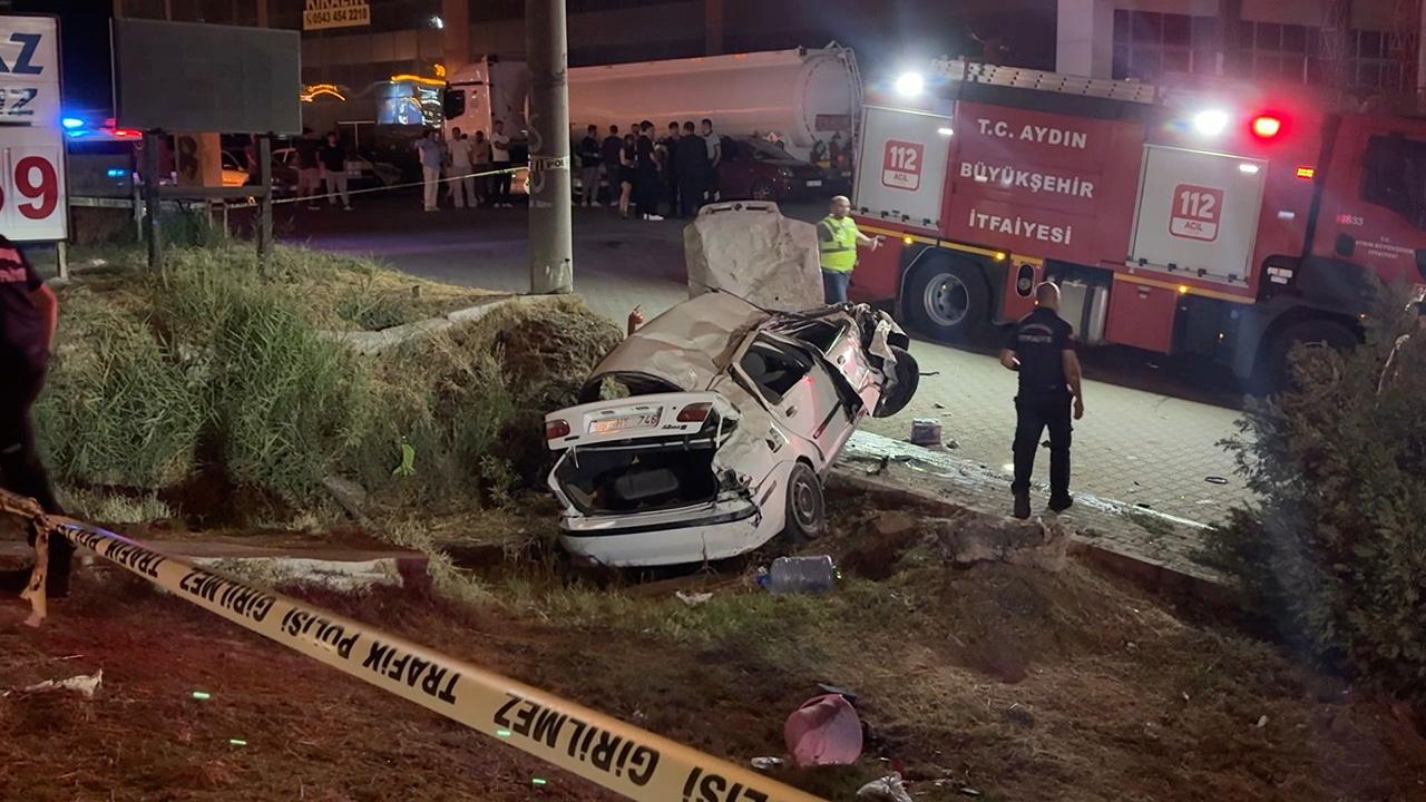 Aydın'da kaza: 1 ölü, 5 yaralı