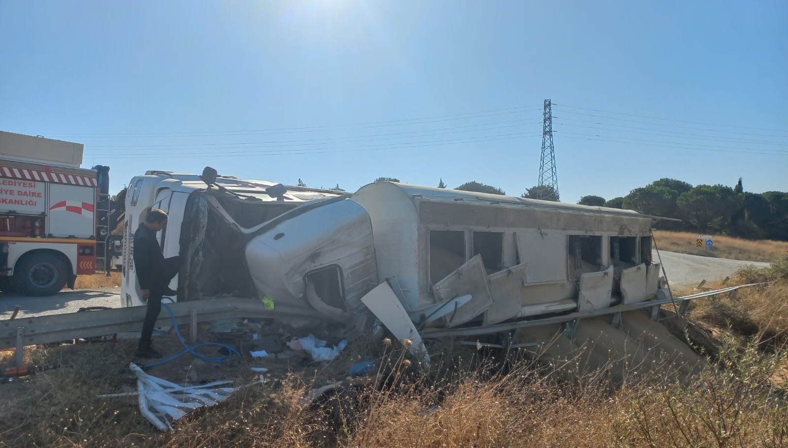Susurluk'ta meydana gelen trafik kazasında bir kişi hayatını kaybetti.