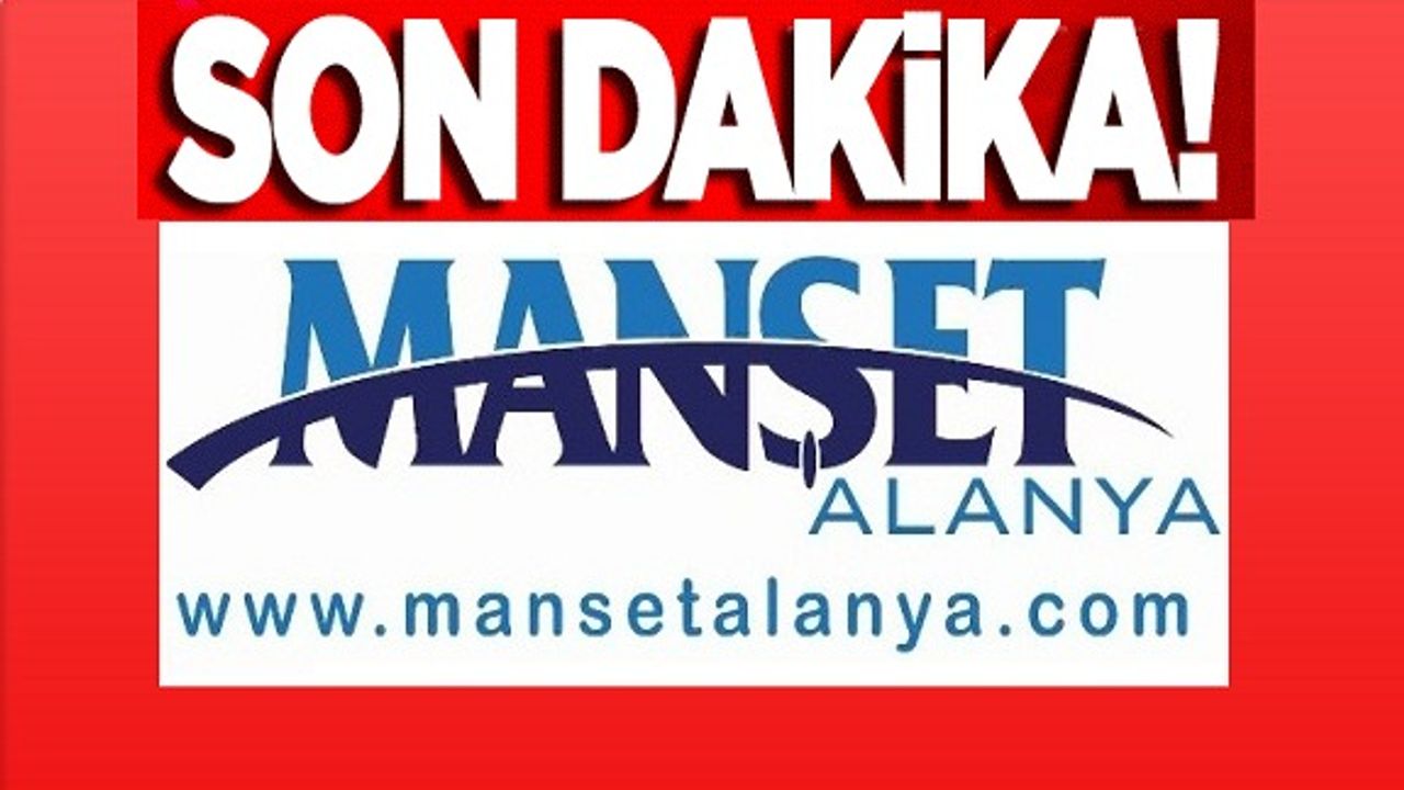 Alanya Konaklı'da acil durum: Tur otobüsü kaza yaptı.