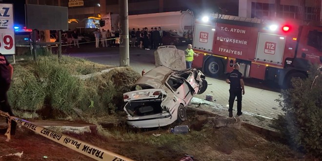 Aydın'da zincirleme trafik kazasında bir kişi hayatını kaybetti.