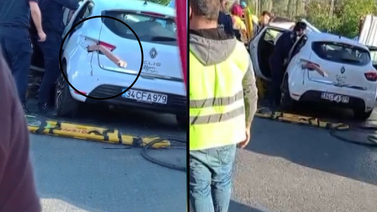 Korkunç olay: Bacaktan ok gibi geçerek arka fardan çıktı.