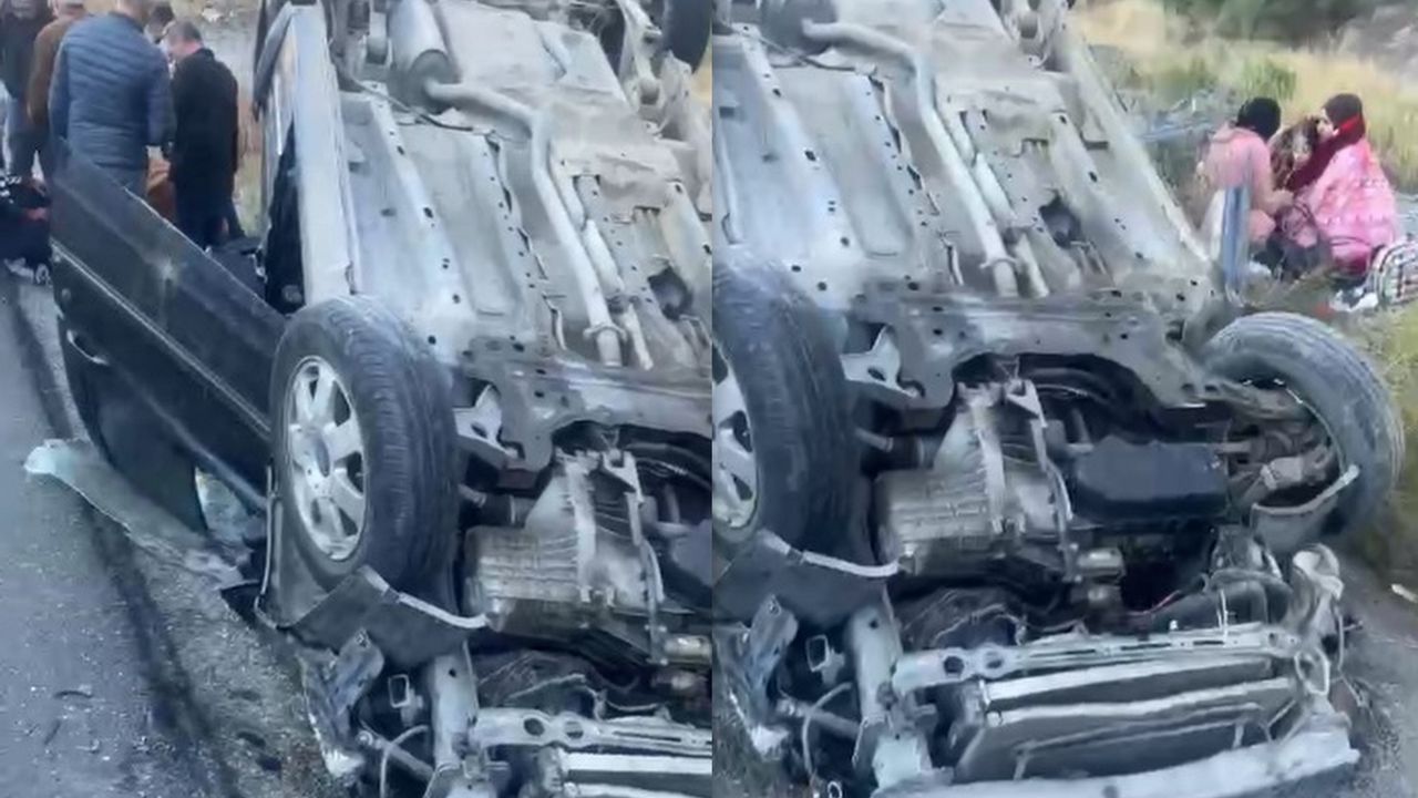 Üniversiteye giden kızlarını taşıyan ailenin kaza geçirdi: 3 kişi yaralı.