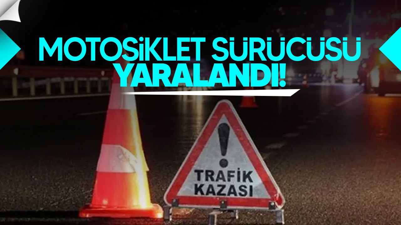 Boğazköy’de kaza: Motosiklet sürücüsü yaralandı.