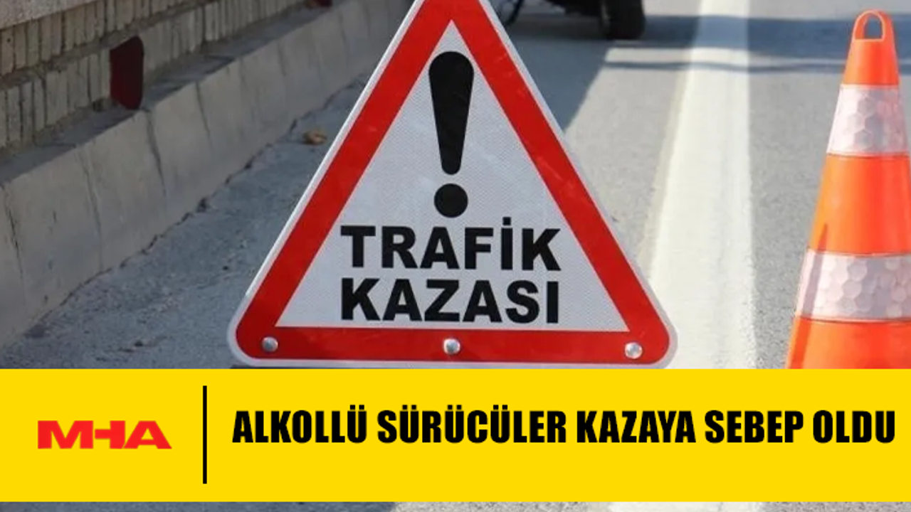 Lefkoşa ve Alsancak'taki trafik kazalarında yaralanan kimse olmadı.