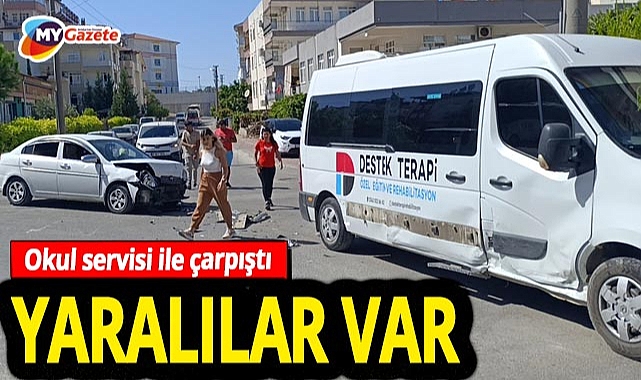 Manavgat'ta sabah saatlerinde üzücü bir kaza yaşandı! Okul servisi ile araç çarpıştı, yaralılar var...