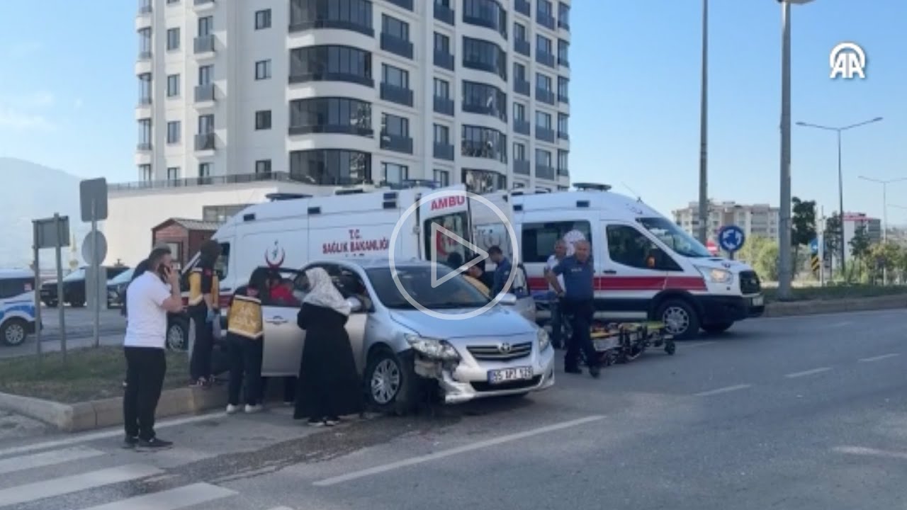 Samsun'da Kaza: İki Araç Çarpıştı, 2 Kişi Yaralı oldu