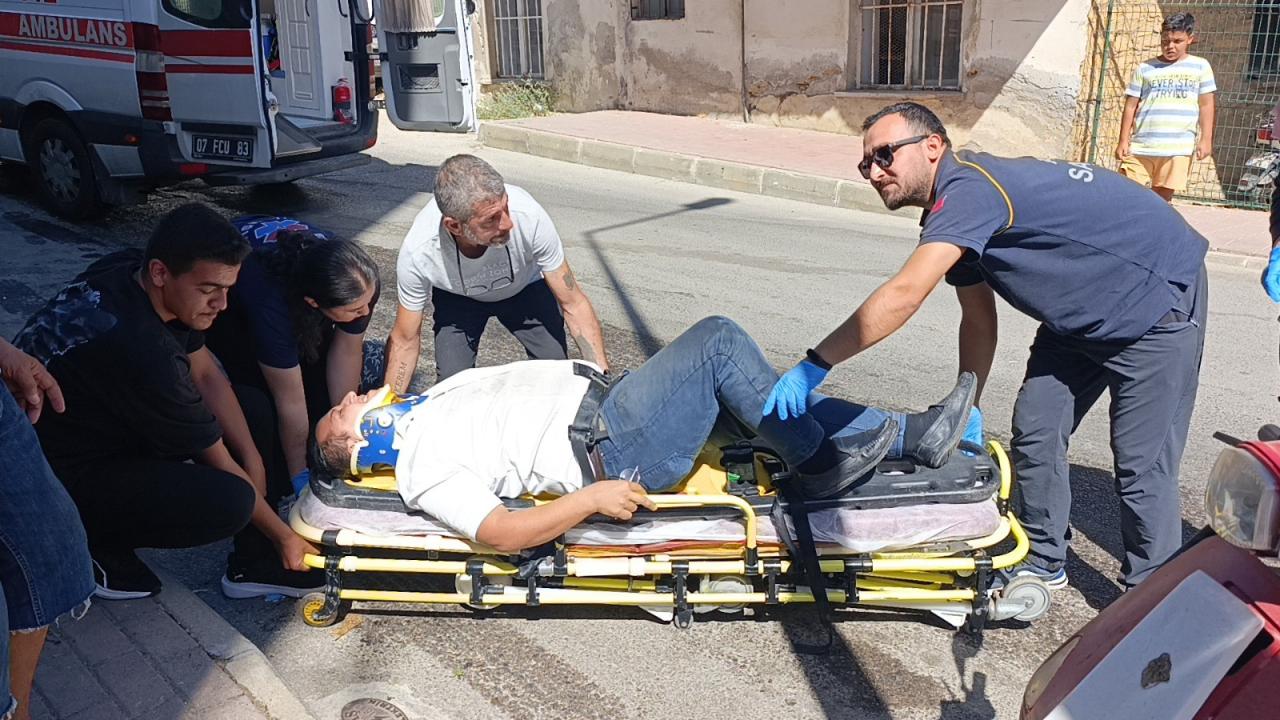 Hem kazaya karıştı hem de 18 bin lira ceza aldı.