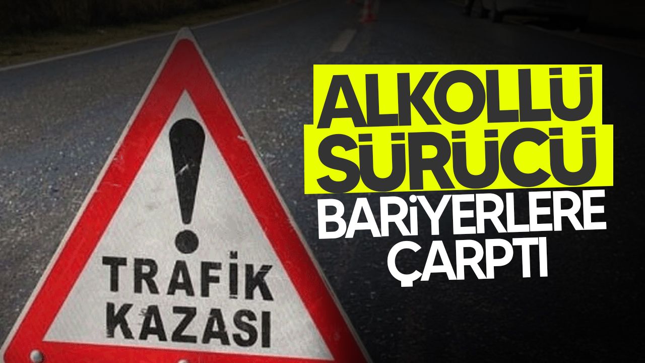 Alkollü Sürücü Girne-Alsancak Yolunda Trafik Kazası Yaptı!
