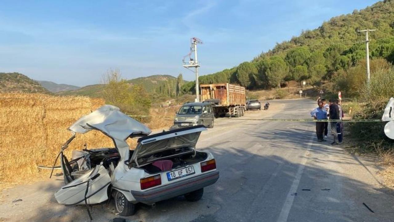 Bigadiç'te trafik kazasında 1 kişi hayatını kaybetti.