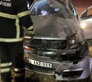 Trafik kazası sonucu 1 kişi hayatını kaybetti.