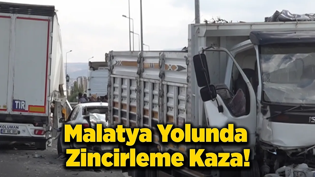 Trafik Kazasında Zincirleme Çarpışma: 3 Sürücü Yaralandı.